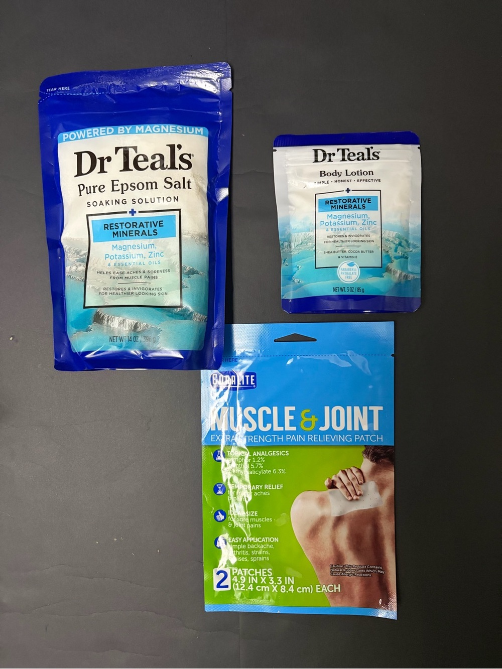 Dr.Teals Restorative Minerals Epsom Salt Soaking Solution - Blue